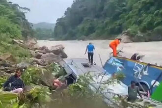Indian passenger bus with 40 onboard plunges into Marsyangdi river in Nepal