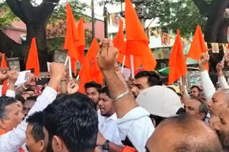 Protest in Bengaluru condemning atrocities on Hindus in Bangladesh