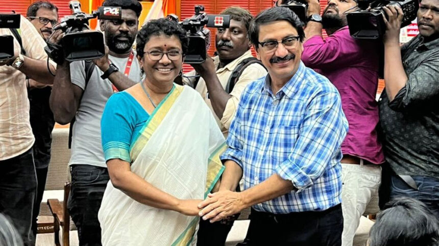 Husband passes top Kerala government