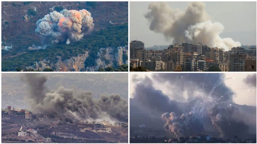 Israel bombs Lebanon