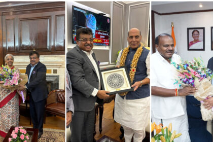 MB Patil met three Union Ministers