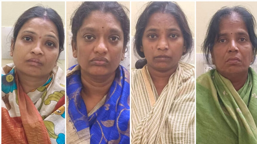 gang of saree thieves arrested in Bangalore