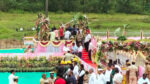 During the inauguration of the Ettinhole project