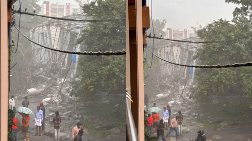 3 Killed, 12 Feared Trapped as Building Collapses Amid Heavy Rain in Bengaluru