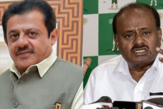 HD Kumaraswamy And Zameer Ahmed Khan