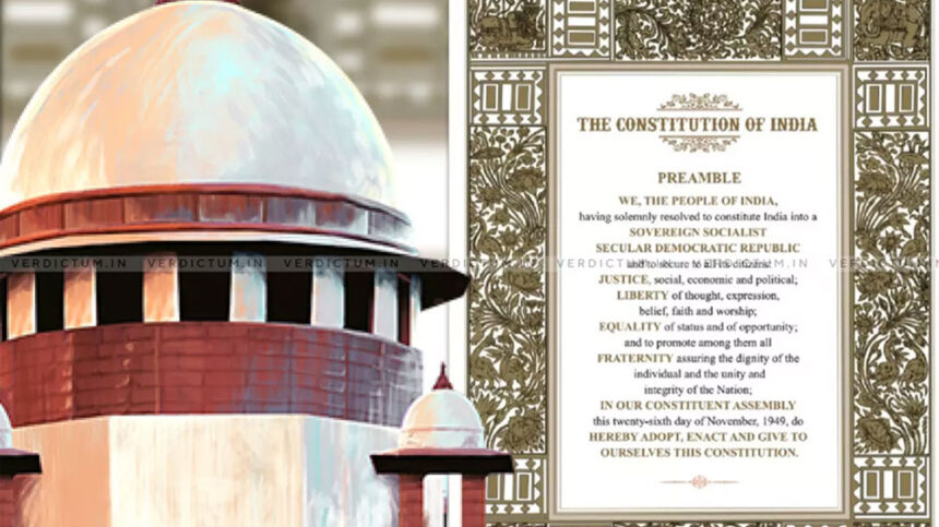 Supreme Court Constitution Preamble