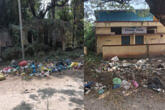 Kunigal Horticulture Department faces cleanliness