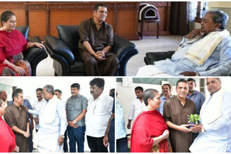 CM Siddaramaiah visited Shivanna's house and inquired about his health