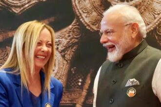 Modi And Meloni Modi And Meloni Modi And Meloni