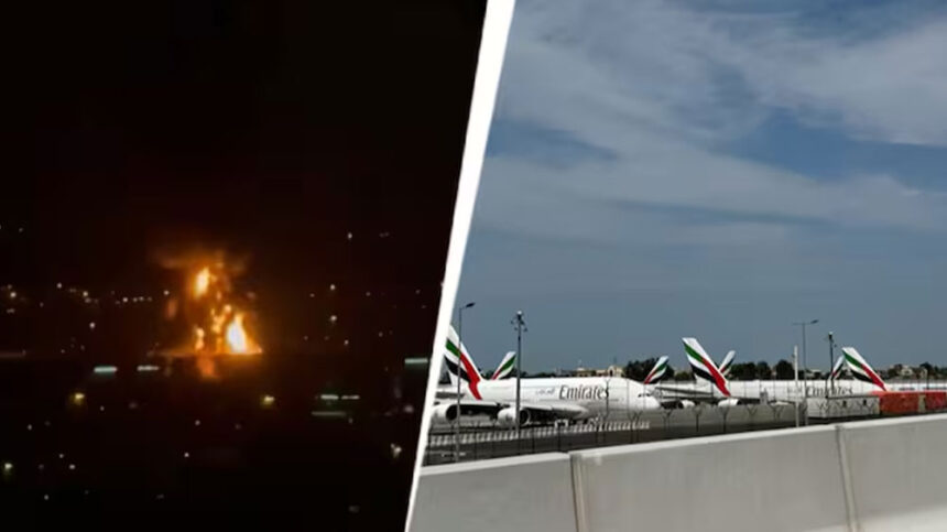 ದುಬೈ ವಿಮಾನ ನಿಲ್ದಾಣದ ಮೇಲೆ ಇರಾನ್ ಡ್ರೋನ್ ದಾಳಿ : ಬೆಂಗಳೂರಿನಿಂದ ಹೊರಟ ಎಮಿರೇಟ್ಸ್ ವಿಮಾನ ವಾಪಸ್ 1 sdgdgd sdgdgd sdgdgd